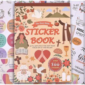 300+ Inspirational Christian Stickers, Waterproof Bible Verse Jesus Stickers